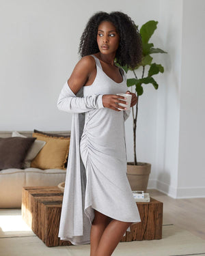 Fleur't Lounge Shirred Dress