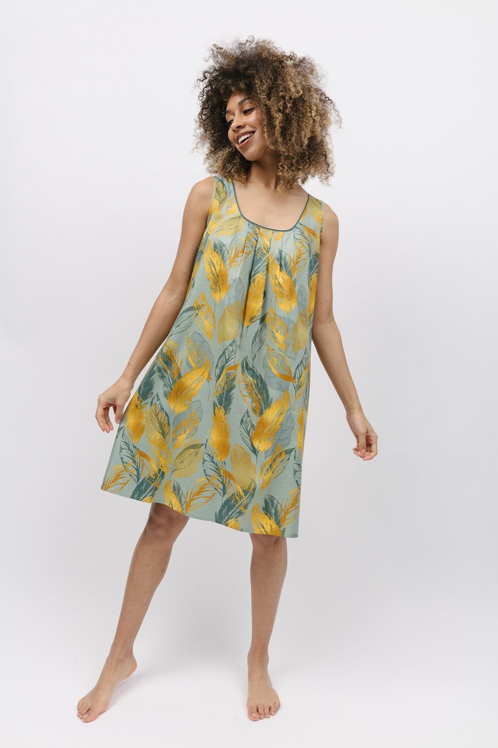 Hannah Leaf Print Nightdress