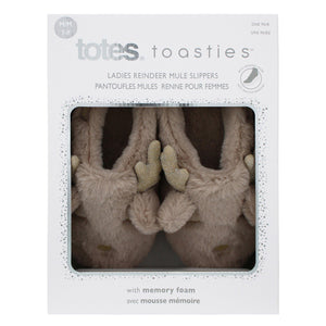 Totes Toasties Novelty Reindeer Slippers