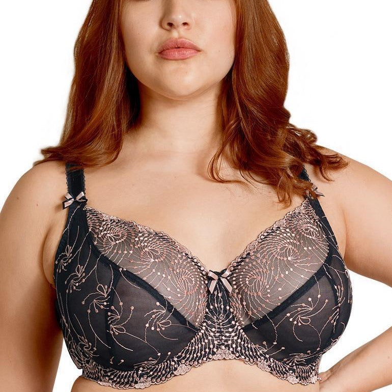 Vicanie's The Bra Fitting Specialists - If you thought the bodysuit from  this Prima Donna group was stunning, your eyes won't believe this bra.  Delicate lace swirls around a supportive cup. The