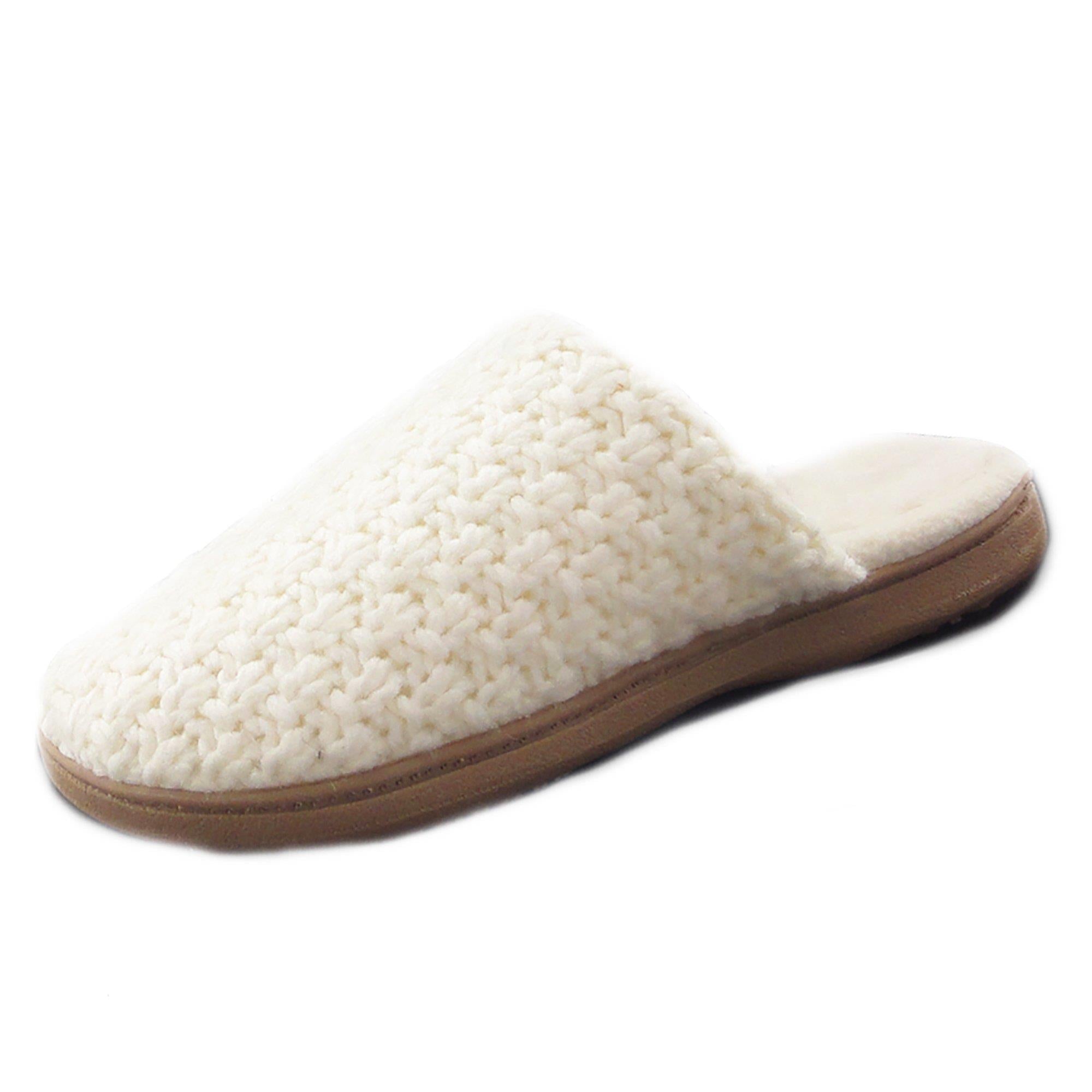 Isotoner Chunky Knit Clog Slippers