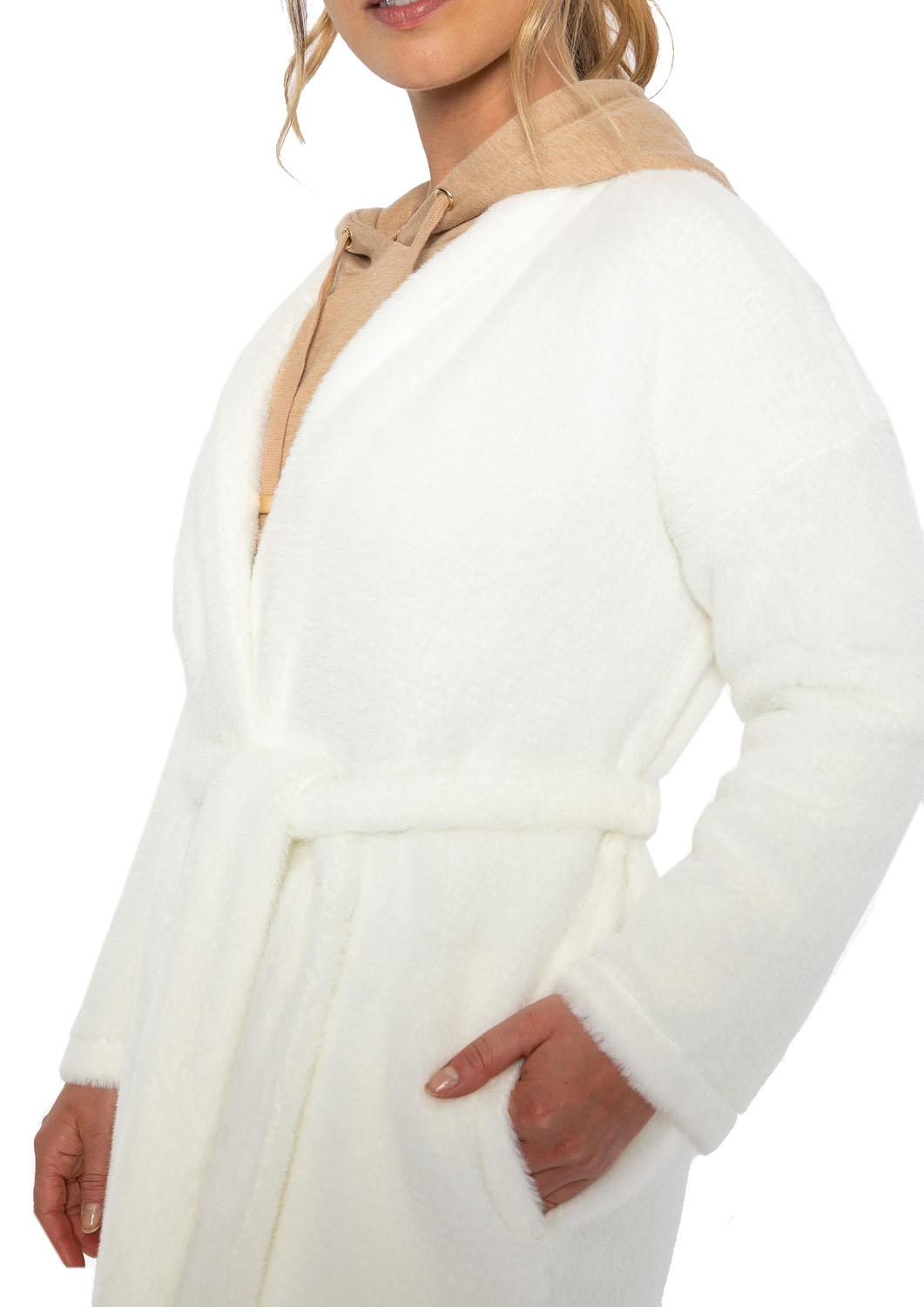 Pretty You London Faux Mink Belted Robe